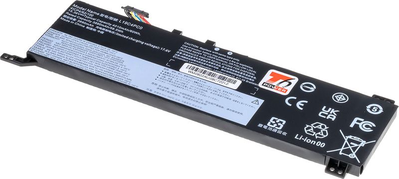 Baterie T6 Power pro Lenovo Legion 5-15ARH05, 5-15IMH05, 5P-15IMH05, 3900mAh, 60Wh, 4cell, Li-pol
