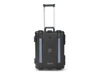 Pouzdro na kolečkách pro 14 tabletů - napájecí pouzdro - ABS plast - černá