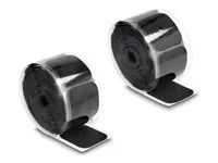 Hook-and-loop pad on roll self-adhesive