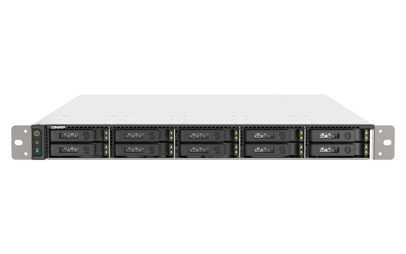 QNAP TS-h1090FU-7302P-64G (AMD EPYC, 64GB ECC RAM, 10x 2,5" U.2/U.3/SATA, 2x 2,5GbE, 2x 25Gb SFP28)