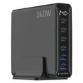 GEMBIRD 6-port 240 W GaN USB, Rychlonabíječka 240W
