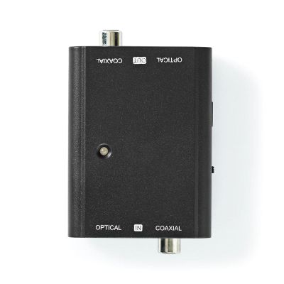 Prevodník 2x Toslink/2x Cinch NEDIS ACON2507BK