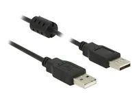 Kabel USB - USB (M) do USB (M) - USB 2.0 - 2 m - černá