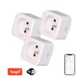 Smart zásuvka IMMAX NEO 07762C WiFi Tuya sada 3 ks