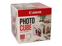 Lesklý - růžová - 130 x 130 mm 40 listy fotografický papír - pro MAXIFY GX3050, GX4050, GX5050, GX5550, GX6550; PIXMA G1530, G2570, G3570, G4570, G650