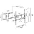 CONNECT IT TitanMove, TV Držák na stěnu, 37"-70"