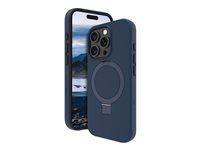 Zadní kryt pro mobilní telefon - stojan - kompatibilita s MagSafe - D3O, plast - modrá - pro Apple iPhone 16 Pro