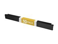 Tool Less Blank Rack Panels - 10 Pack - Rack Mount Panel for 19 in. Server Rack (BLANKP10) - Slepý panel pro regál - přední - černá - 1U - 19" (balení 10)