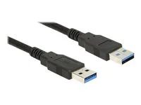 Kabel USB - USB typ A (M) do USB typ A (M) - USB 3.0 - 5 m - černá