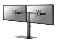 Stojan - plný pohyb - pro 2 LCD displeje - černá - velikost obrazovky: 10"-27" - stolní stojan, upevnitelné na stůl