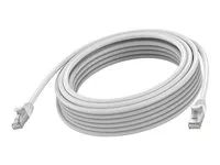 Vision - Sítový kabel - RJ-45 (M) do RJ-45 (M) - 5 m - 6.2 mm - STP - CAT 6a - lisovaný, provedení bez hrbolku - bílá