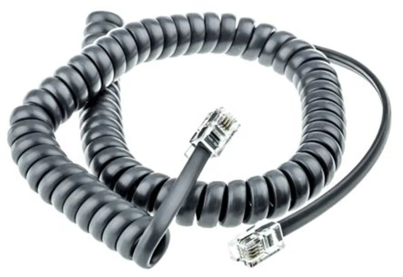 Yealink kroucený kabel ke sluchátku, 3,5 m