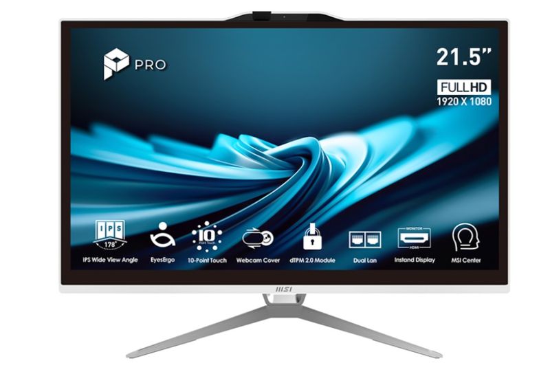 MSI PRO/AP222T 14MA-649EU/21,5"/FHD/T/i5-14400/8GB/512GB/Intel int/W11P/Bílá/3R