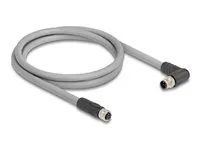 M12 Cable L-coded 5 pin male right angle