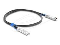 Delock - Kabel pro prímé pripojení 25GBase - SFP28 (M) do SFP28 (M) - 3 m - 4.5 mm - diaxiální - IEEE 802.3by - pasivní - cerná