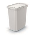 Koš odpadkový SYSTEMA popelavý 12l