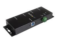 Metal Industrial USB-A Hub - Wall or Desk Mountable USB Data Hub - TAA Compliant USB Expander Hub (ST4300USBM) - Rozbočovač - 4 x SuperSpeed USB 3.0 - desktop - DC power - pro P/N: ITB20D3250, MSDREADU2OTG, SVA12M5NA, USB312SAT3CB, USB315CB2M, USBLTM1MBK, USBLTM1MWH