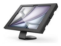Black - Montážní sada (kryt, stojan) - odkrytá přední/zadní kamera a senzory - pro tablet - pevný úhel 45 stupňů - uzamykatelný - kov - černá - velikost obrazovky: 13" - čítač, montáž na stěnu - pro Apple 13-inch iPad Air (M2, M3)