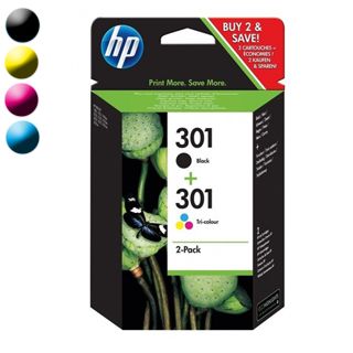 HP Cartridge No.301 Combopack Black+Color CR340EE