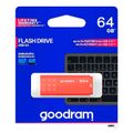 Flash disk GOODRAM USB 3.0 64GB bílo-oranžový