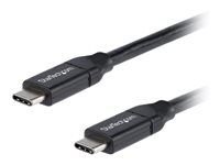 3 ft / 1m - USB-IF Certified - 5A PD - USB 2.0 - USB Type C Charging Cable - USB C Fast Charge Cable (USB2C5C1M) - USB kabel - USB-C (M) do USB-C (M) - Thunderbolt 3 / USB 2.0 - 5 A - 1 m - černá