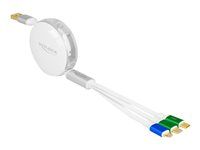 USB 3 in 1 Retractable Charging Cable Ty