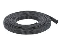 Braided expandable sleeving - 5 m - černá