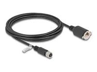 M12 Cable D-coded 4 pin female to RJ45 j