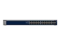 Přepínač - 2+/L3 Lite - inteligentní - 24 x 10/25 Gigabit Ethernet + 4 x 1 Gigabit / 10 Gigabit SFP+ - desktop, Lze montovat do rozvaděče
