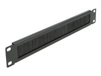 193 Cable Management Brush Strip 1U blac