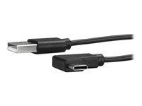 1m / 3 ft - Right Angle USB Cable - USB A to USB C Cable - USB 2.0 Cable - USB Type C Cable (USB2AC1MR) - Kabel USB - USB (M) rovné do USB-C (M) pravoúhlý - USB 2.0 - 1 m - černá