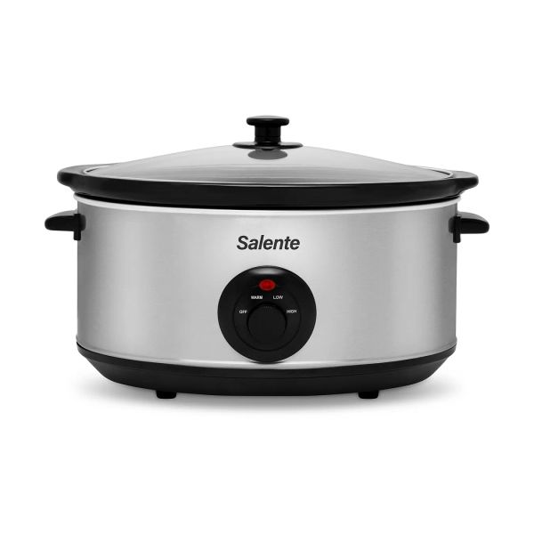 Salente HotPot, pomalý hrnec, 6,5 l, manuální ovládání, nerez