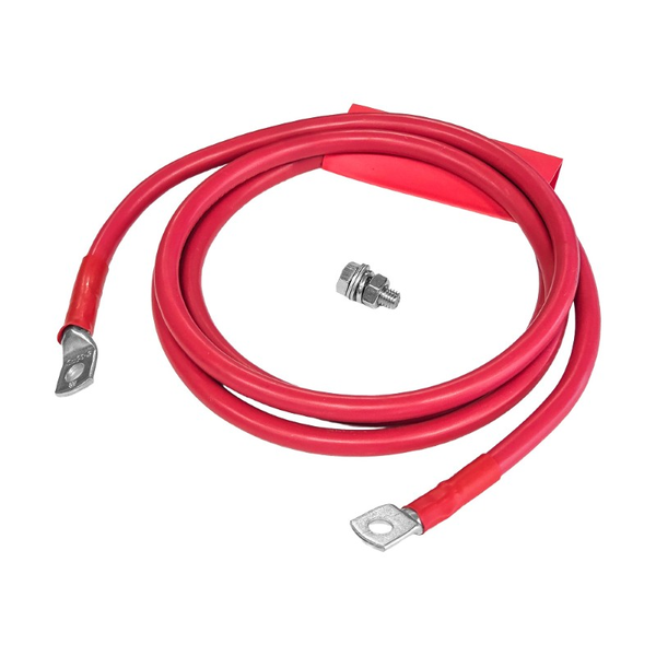 Prodloužovací kabel pro připojení baterie PA35/8/2 červený