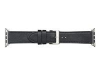 Řemínek k hodinkám pro chytré hodinky - 176-224,5 mm - černá - pro Apple Watch Hermès Series 9, SE 3, Series 10, Series 11, Series 9, Ultra 2, Ultra 3