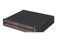 Přepínač - řízený - 48 x 10/100/1000 (PoE+) + 2 x Gigabit SFP / 10 Gigabit SFP+ + 2 x SFP - Lze montovat do rozvaděče - PoE+