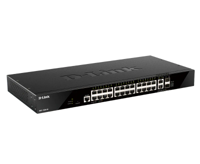 D-Link DGS-1520-28 24 ports GE + 2 10GE ports + 2 SFP+ Smart Managed Switch