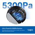 TP-LINK Tapo RV20 Mop Max, Robotický vysavač/mop, bílá