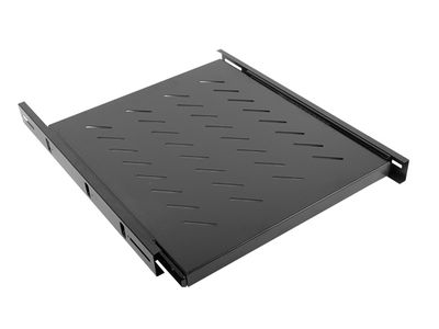 Lanberg 19" posuvná police 1u/463x550mm max. nosnost do 60 kg černá
