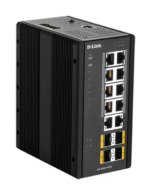 D-Link DIS-300G-14PSW Industrial Gigabit Managed PoE Switch with SFP slots