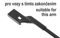 Ploché stěrače COMPASS FLAT SET 530+530 mm GREEN FAB II
