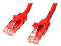 Category 6 - 24AWG (N6PATC5MRD) - Patch kabel - RJ-45 (M) do RJ-45 (M) - 5 m - UTP - CAT 6 - provedení bez hrbolků - červená