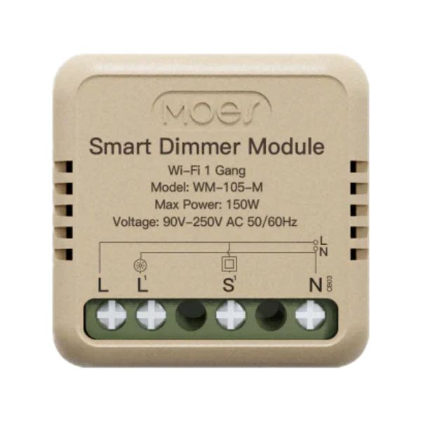 Smart lighting controller MOES Switch Module MS-105 WiFi Tuya