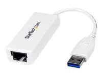10/100/1000 NIC - USB to RJ45 LAN Adapter for PC Laptop or MacBook (USB31000SW) - Síťový adaptér - USB 3.0 - Gigabit Ethernet - bílá