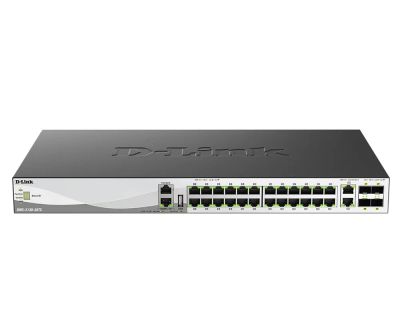 D-Link DMS-3130-30TS/E L3 Stck. Mng. switch 24x 2,5GBASE-T, 2x 10GBASE-T, 4x 25G SFP28