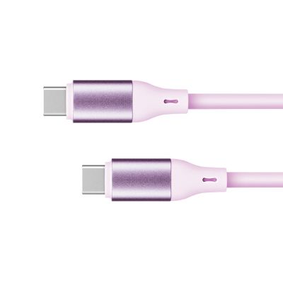 Kabel KRUGER & MATZ KM1269-1P Basic USB-C/USB-C 1m Pink