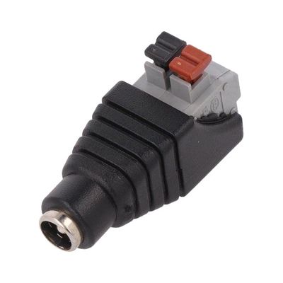 Zásuvka DC 2,1mm svorka s pružinou