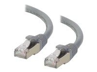 Patch kabel - RJ-45 (M) do RJ-45 (M) - 20 m - STP - CAT 6a - lisovaný, provedení bez hrbolků, licna - šedá