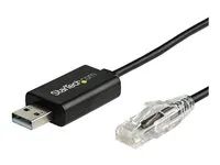 USB to RJ45 Rollover Cable - 460Kbps - Windows, Mac and Linux Compatible - M/M (ICUSBROLLOVR) - Sériový kabel - USB (M) do RJ-45 (M) - 1.8 m - USB 2.0 - černá