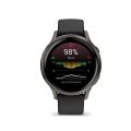 GARMIN VENU 4, Chytré hodinky, Black/ Slate 41
