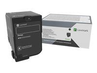 Vysoká výtěžnost - černá - originální - kazeta s barvivem LCCP - pro Lexmark CS720de, CS720dte, CS725de, CS725dte